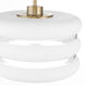 Gillis 1 Light 16 inch Aged Brass Pendant Ceiling Light