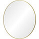 Fragoso 48 X 48 inch Gold and Clear Mirror