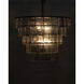 Carnegie 8 Light 28 inch Black Chandelier Ceiling Light, Large