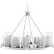 Summit 12 Light 35.43 inch Polished Stainless Steel Chandelier Ceiling Light