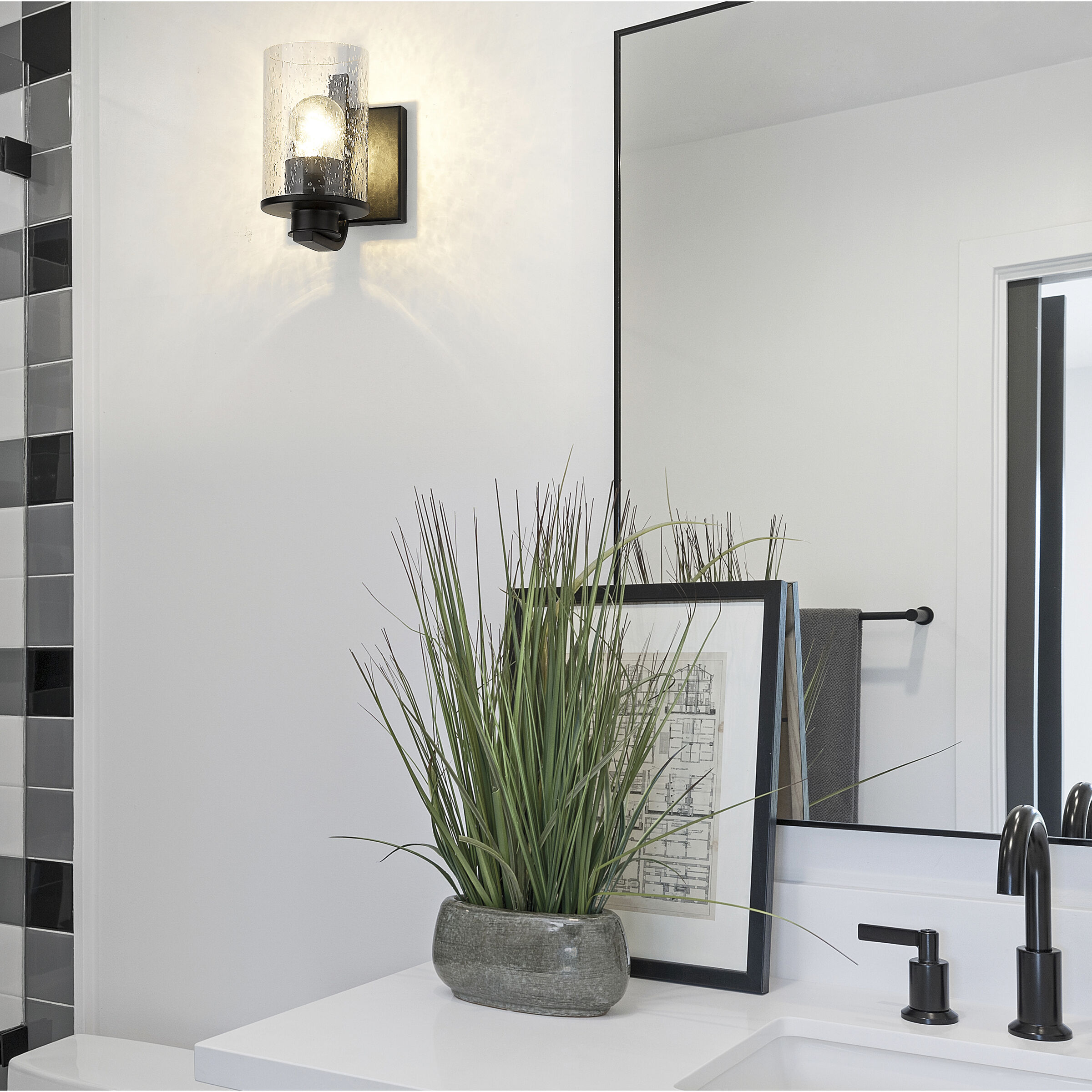 Beckett 1 Light 4.5 inch Matte Black Wall Sconce Wall Light