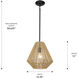 Valentina Pendant Ceiling Light, Medium