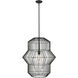 Orsay 1 Light 24 inch Matte Black Pendant Ceiling Light