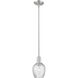 Arcadia Salina 1 Light 5.75 inch Brushed Satin Nickel Mini Pendant Ceiling Light