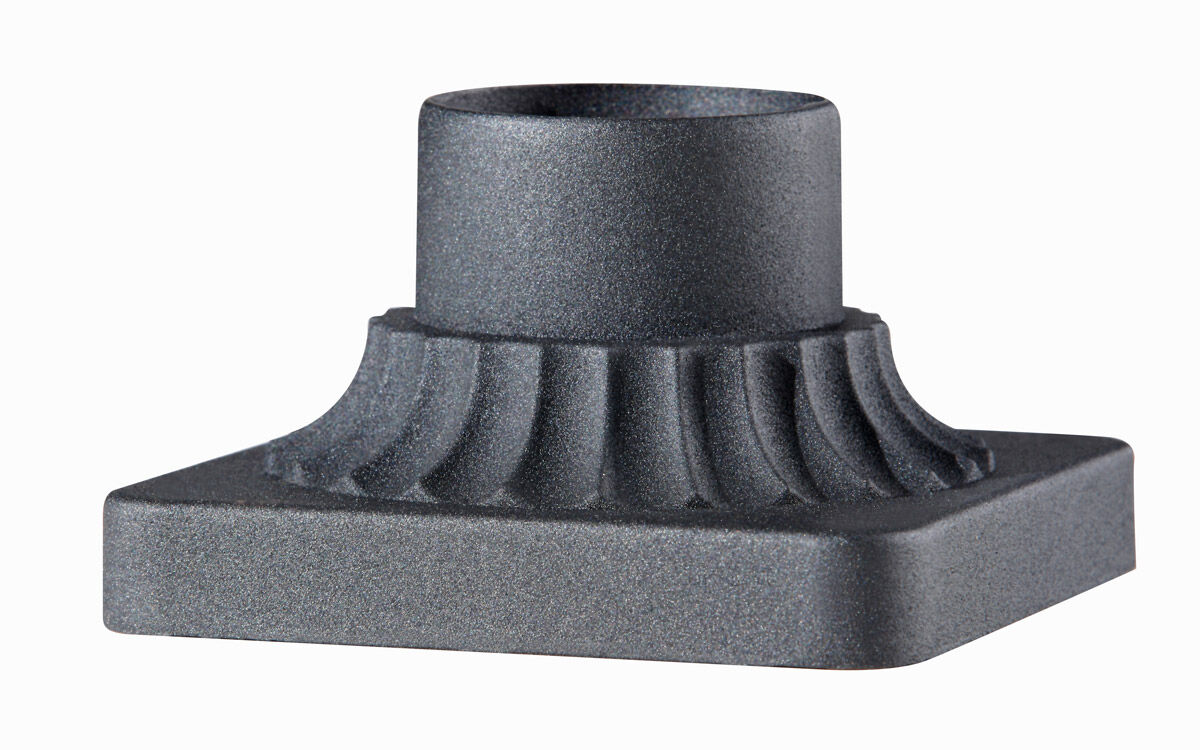 Pier Mounting 6 inch Black Pier and Post Accessory