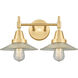 Caden LED 18 inch Satin Gold Bath Vanity Light Wall Light