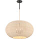 Modjeska 4 Light 24 inch Coal Pendant Ceiling Light