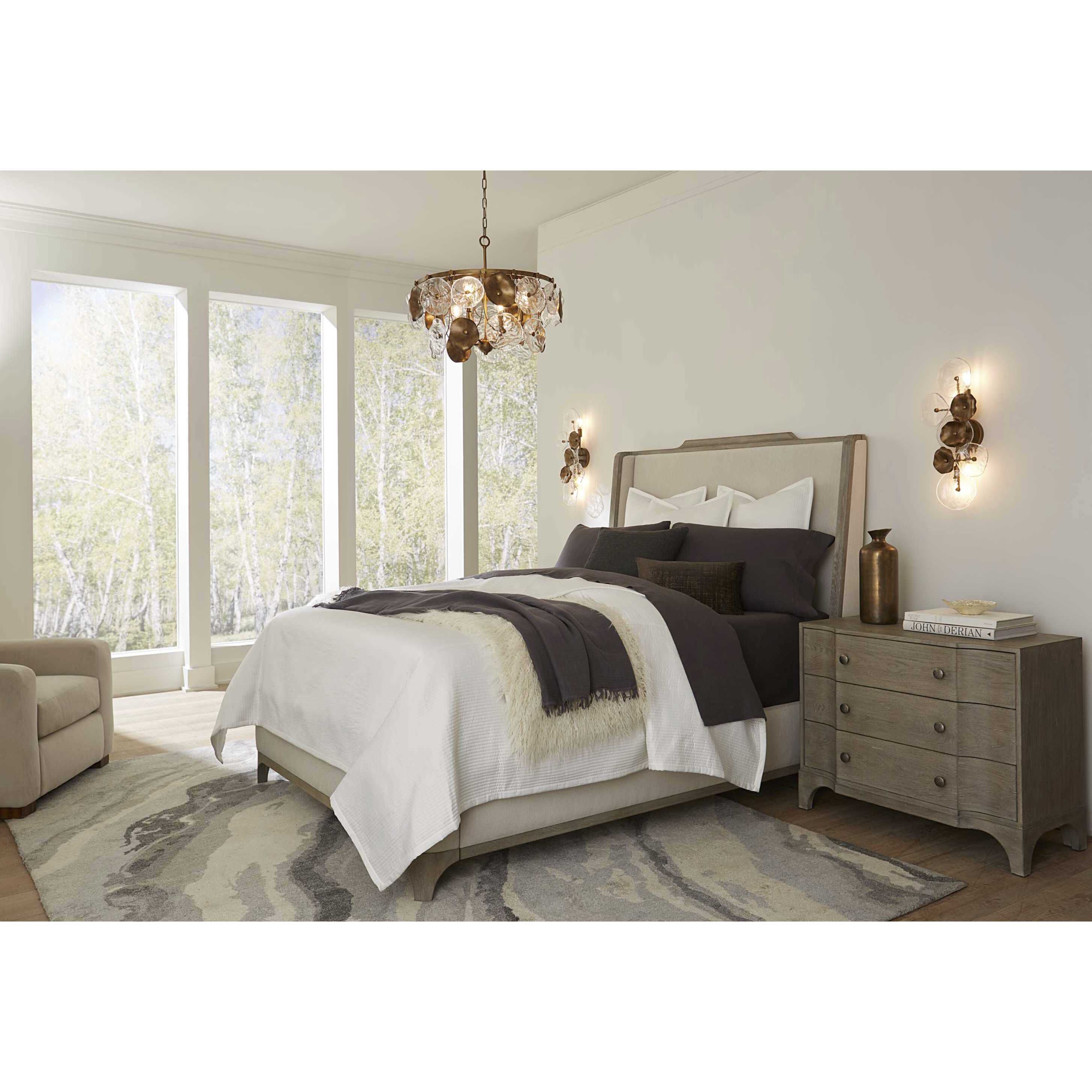 Loretta 6 Light 27 inch Gold Ombre Chandelier Ceiling Light, Design Series