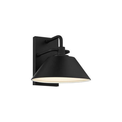 Avalon LED 8 inch Black Outdoor Wall Sconce