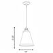 Ashmont 1 Light 13 inch Warm Brass Lustre Pendant Ceiling Light, Essentials