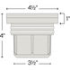 Hardy Island Flat Top 12v 12.00 watt Matte Bronze Landscape Well Light in Non-LED
