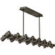 Stitch LED 58.75 inch Painted Black Oxide Chandelier Ceiling Light