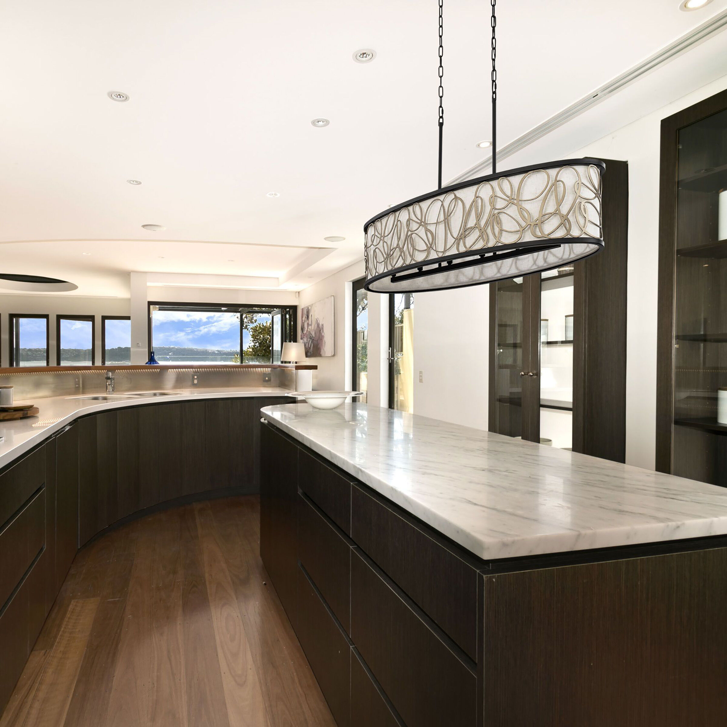 Scribble Linear Pendant Ceiling Light, Smithsonian Collaboration