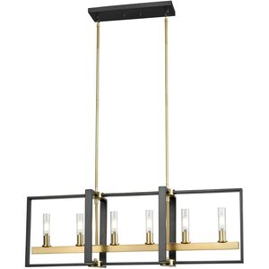 Blairmore Linear Ceiling Light in Venetian Brass