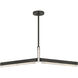 Kelly by Kelly Wearstler Linea LED 42 inch Bronze Chandelier Ceiling Light