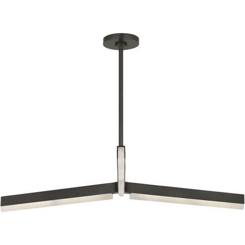 Kelly by Kelly Wearstler Linea LED 42 inch Bronze Chandelier Ceiling Light