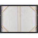 Norcross Forest White with Maroon and Antique Gold Framed Wall Art