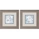 Animals Collection Rustic Wood Grain Framed Art