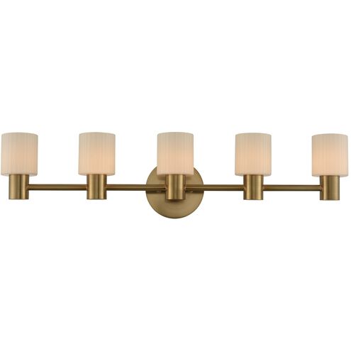 Harlowe LED 34 inch Winter Brass Vanity Light Wall Light