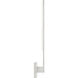 Sean Lavin Klee LED 3.3 inch POLISHED NICKEL/WHITE MARBLE ADA Wall Light, Integrated LED