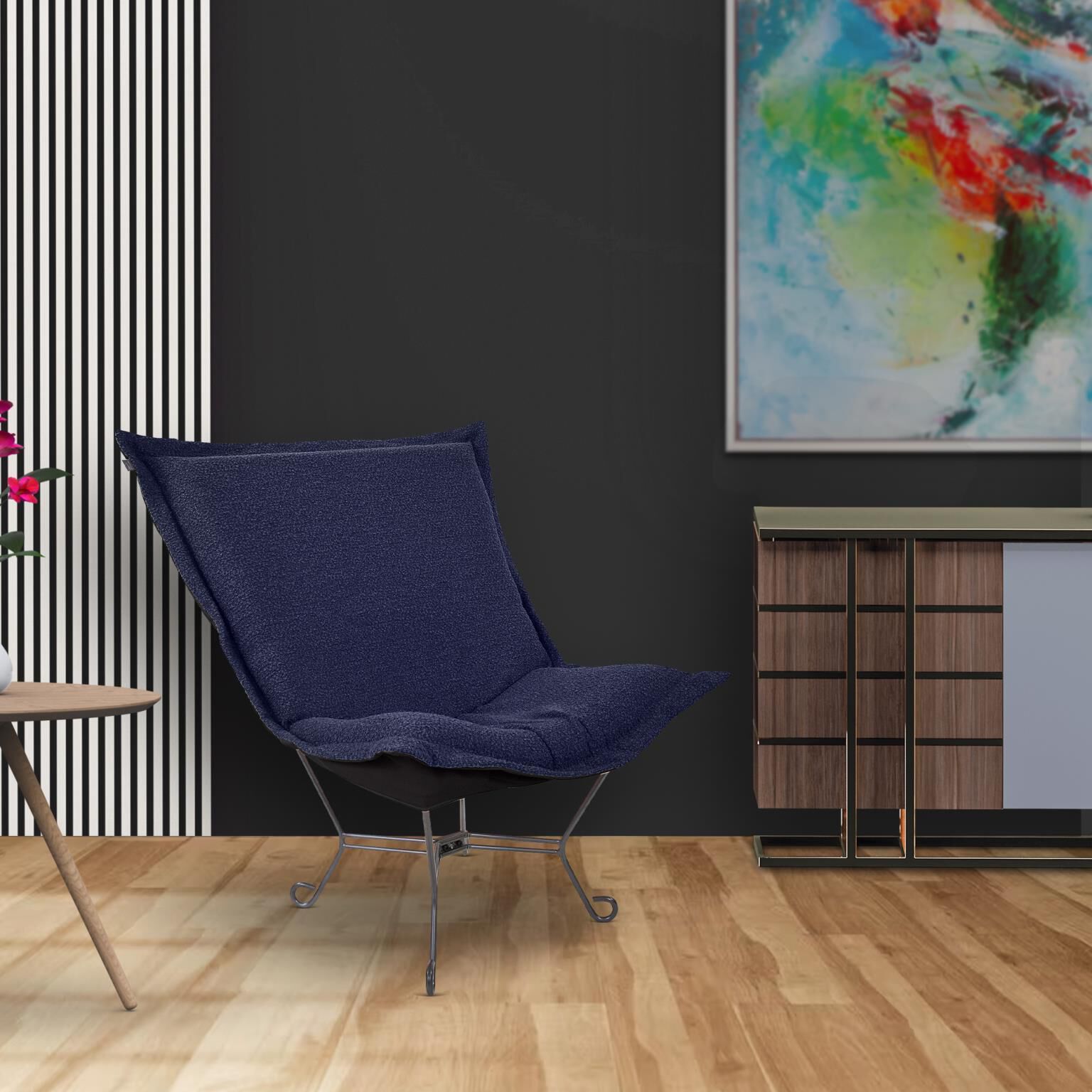 Barbet Royal Blue Chair