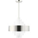 Orenburg 10 Light 26 inch Polished Nickel Pendant Chandelier Ceiling Light
