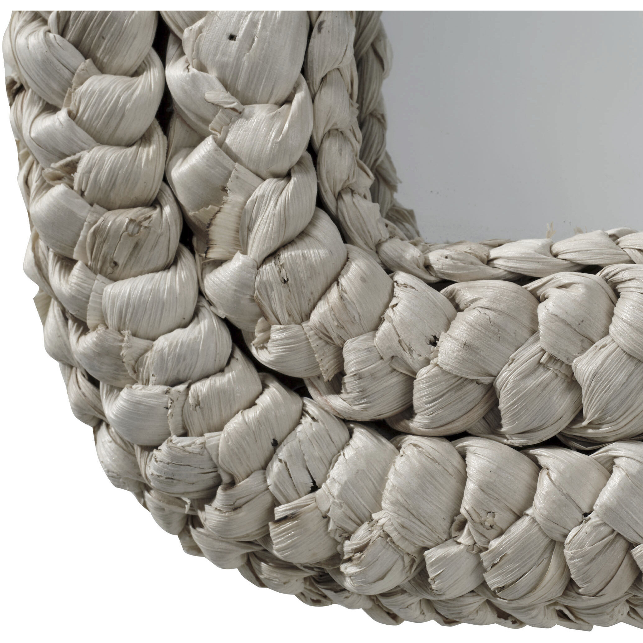 Grain 38 X 26 inch Natural Cornhusk Mirror