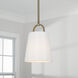 Brody 1 Light 10 inch Aged Brass Pendant Ceiling Light