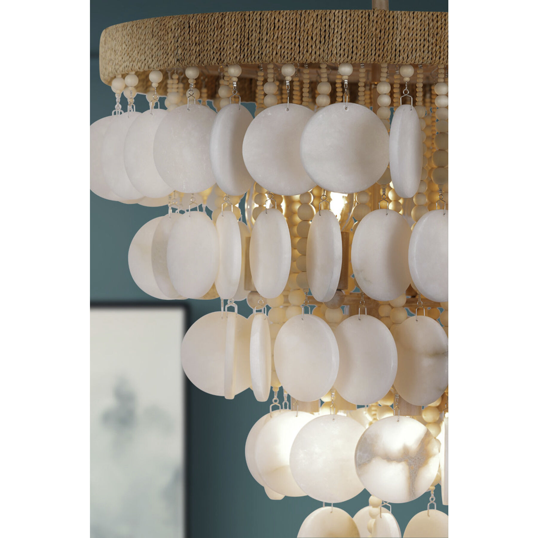 Aurelia's Cove 8 Light 20 inch Autumn White Pendant Ceiling Light