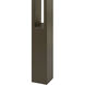 Atlantis 120v 8.00 watt Bronze Landscape Path Bollard, Square