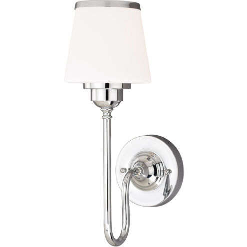 Kelsy 1 Light 9 inch Chrome Bathroom Light Wall Light