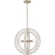 Delaney 4 Light 18 inch Matte Brass Pendant Ceiling Light