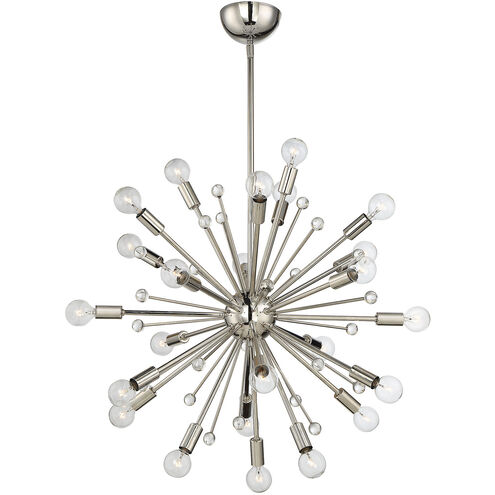 Galea 24 Light 23 inch Polished Nickel Chandelier Ceiling Light, Essentials