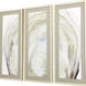 Abstract Yellow and Neutral and White and Gray Framed Art