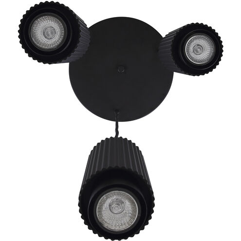 Cohen 3 Light 13 inch Black Pendant Ceiling Light