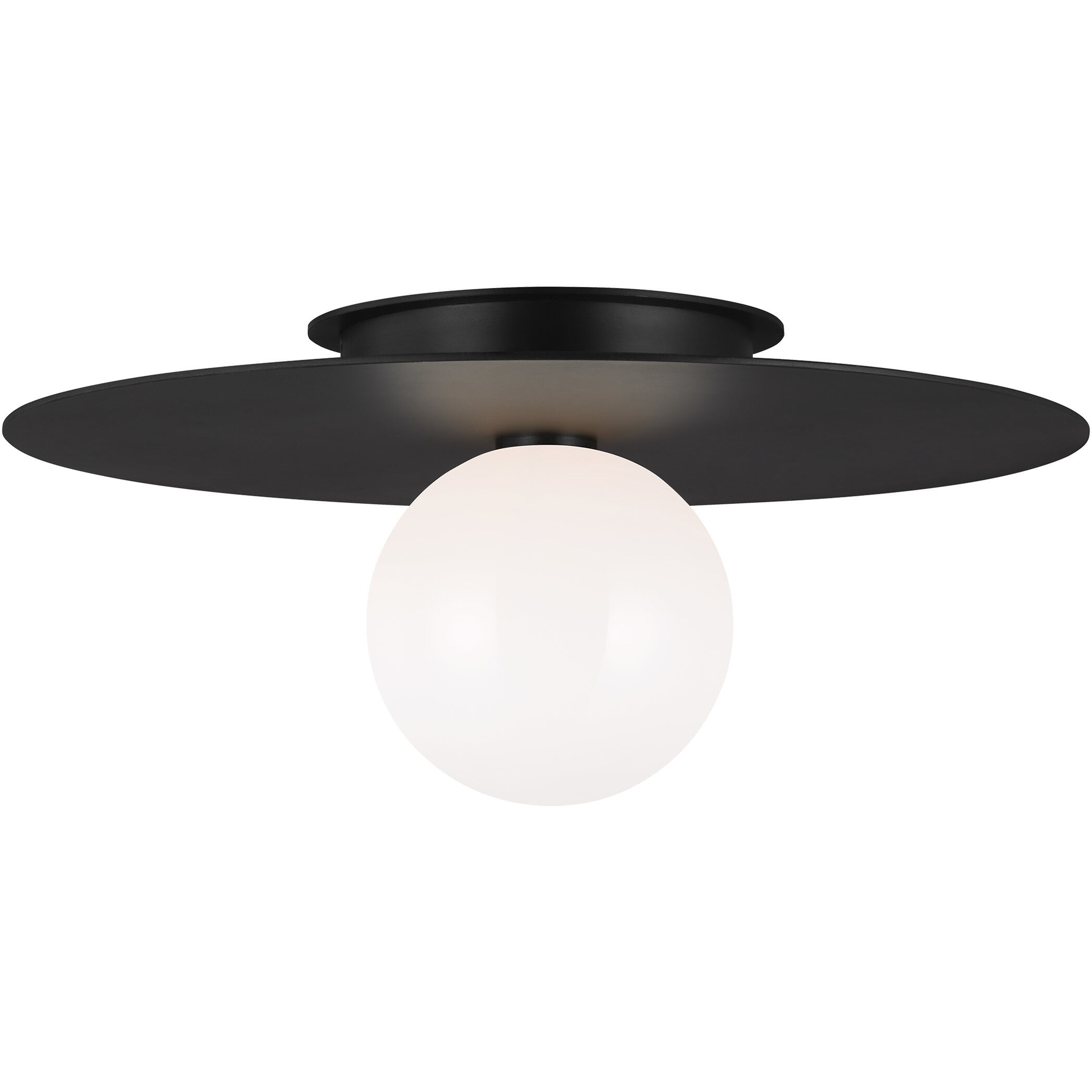 Kelly by Kelly Wearstler Nodes 1 Light 17.5 inch Midnight Black Flush Mount Ceiling Light