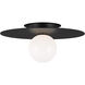 Kelly by Kelly Wearstler Nodes 1 Light 17.5 inch Midnight Black Flush Mount Ceiling Light