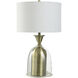 Cameron 29 inch 100.00 watt Antique Bronze and Clear Seeded Table Lamp Portable Light