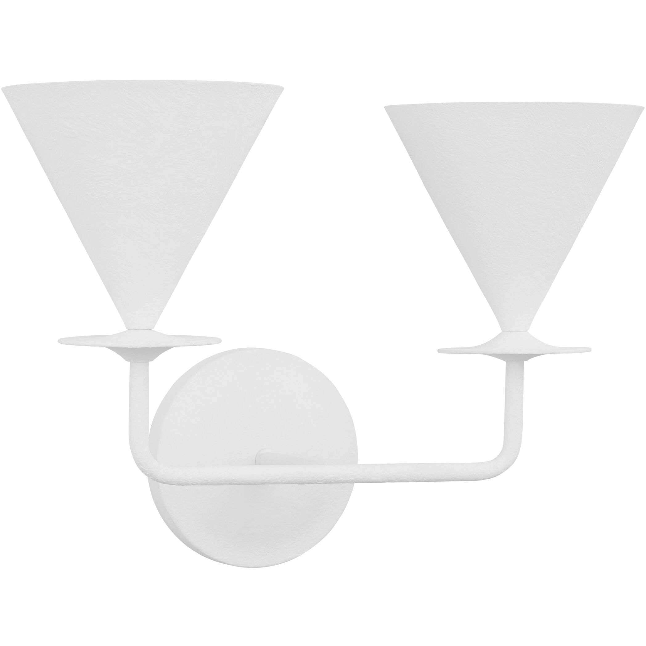 Christiane Lemieux Cornet 2 Light 17.5 inch Cast Plaster Sconce Wall Light