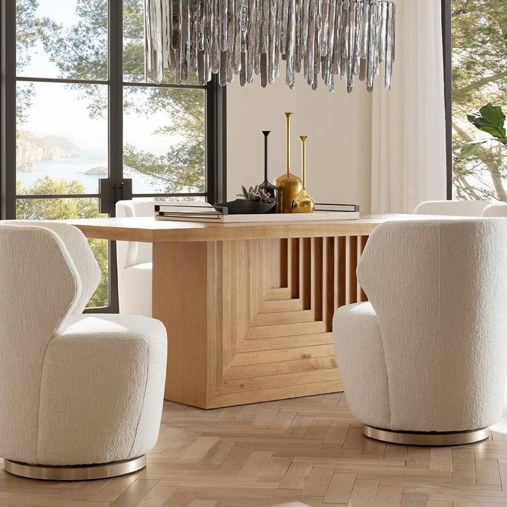 Crockett 80 X 46 inch Oyster Dining Table