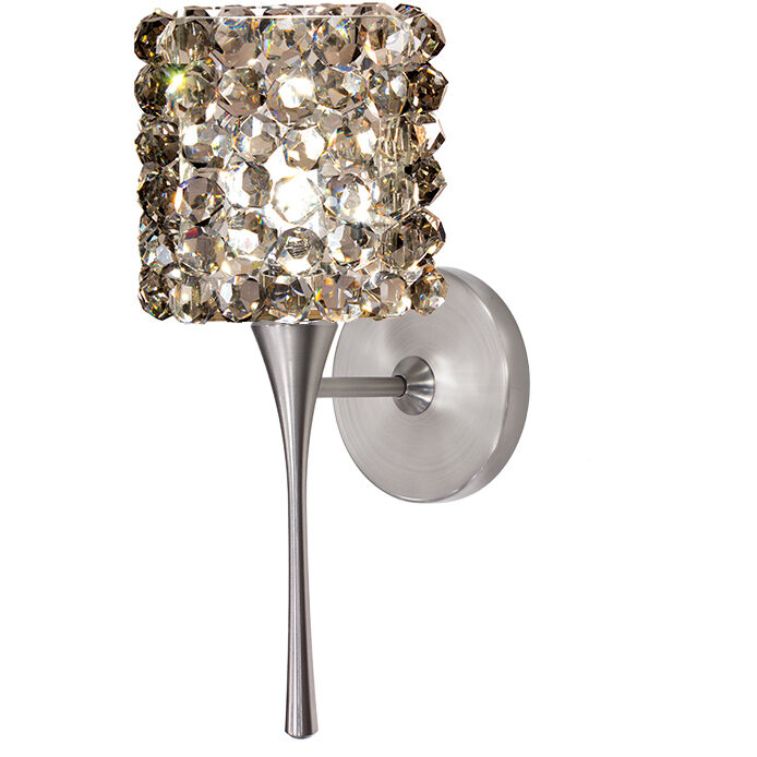 Eternity Jewelry LED 4.32 inch Brushed Nickel Wall Sconce Wall Light