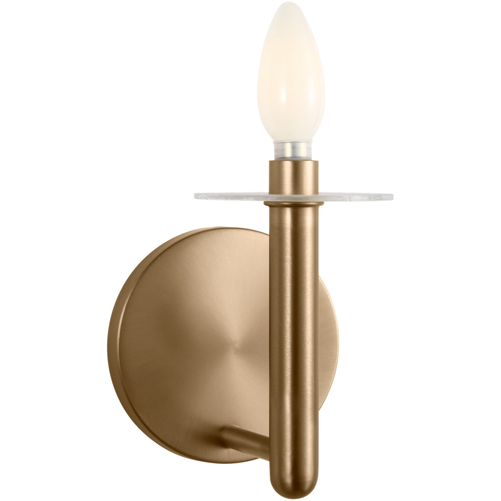 Vilera LED 5.75 inch Satin Brass Sconce Wall Light