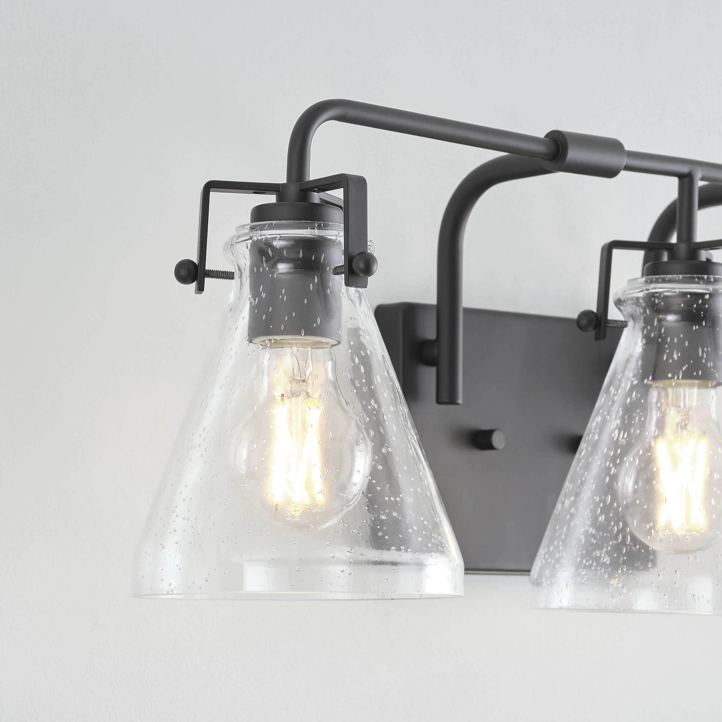 Jaden 3 Light 24 inch Midnight Black Bath Vanity Wall Sconce Wall Light