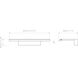 Mondrian 0 watt 15.75 inch Matte Nickel Interior Picture Light Wall Light