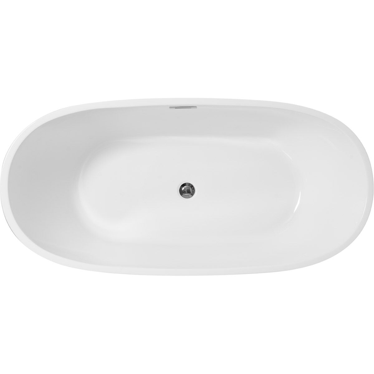 Allegra Glossy White Bathtub