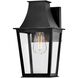 Coastal Elements Georgetown 1 Light 12.5 inch Black Outdoor Wall Mount