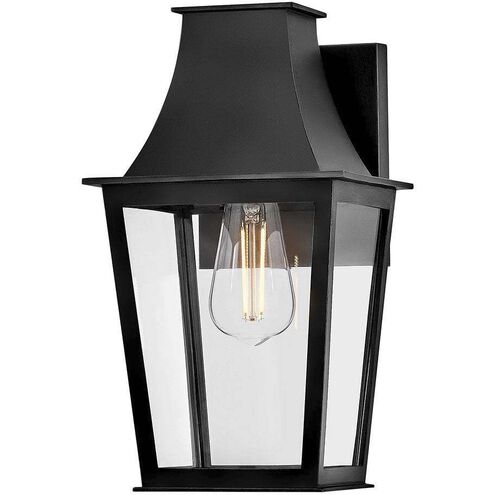 Coastal Elements Georgetown 1 Light 12.5 inch Black Outdoor Wall Mount