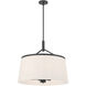 Montrine 6 Light 24 inch Matte Black Pendant Ceiling Light