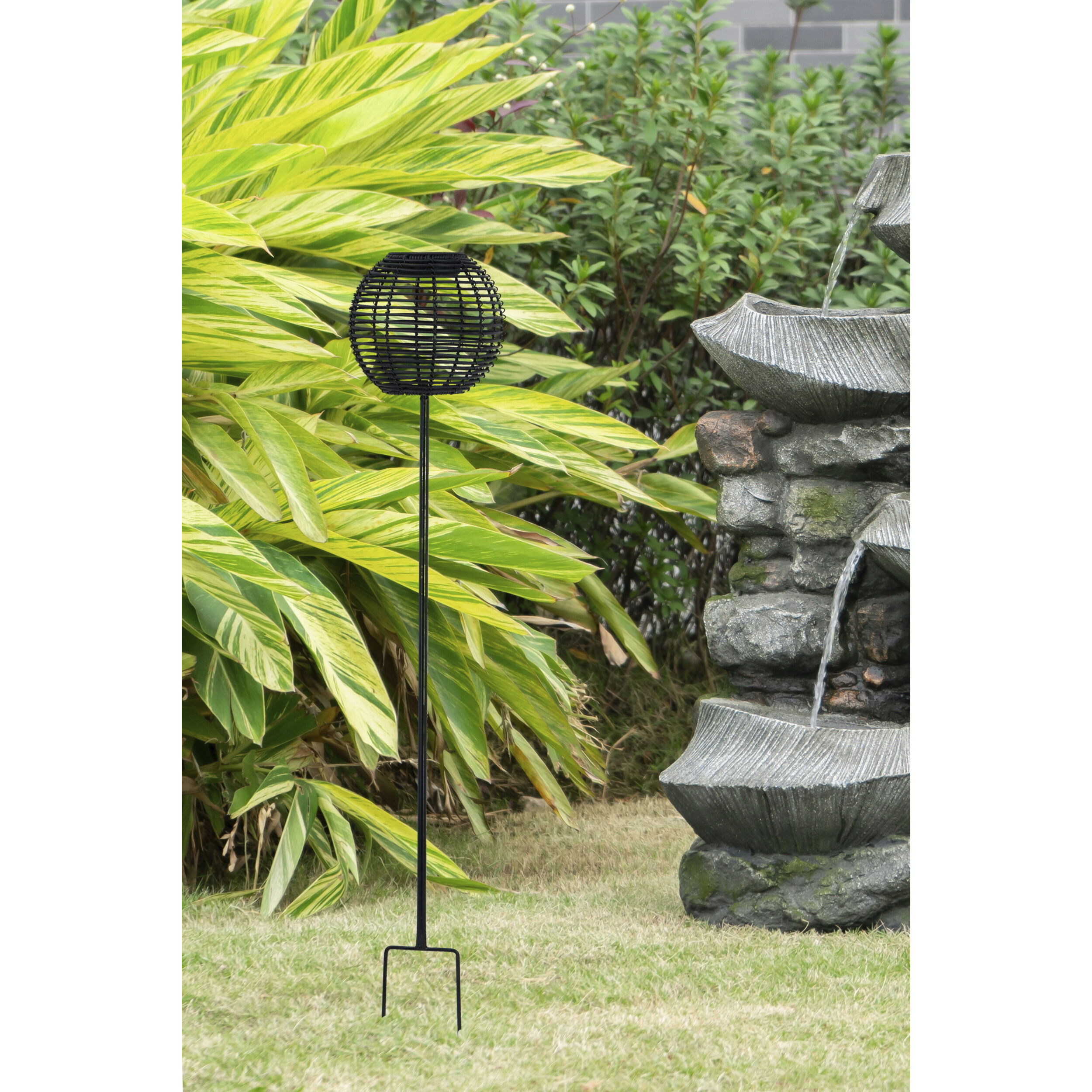 Anita Black Outdoor Solar Light
