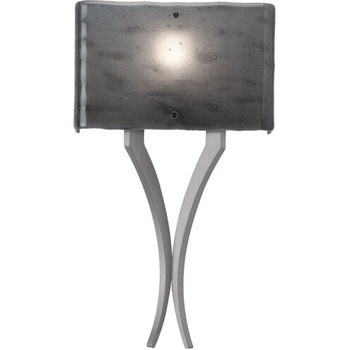 Carlyle 1 Light 11 inch Flat Bronze Cover Sconce Wall Light in Smoke Granite, Vertex